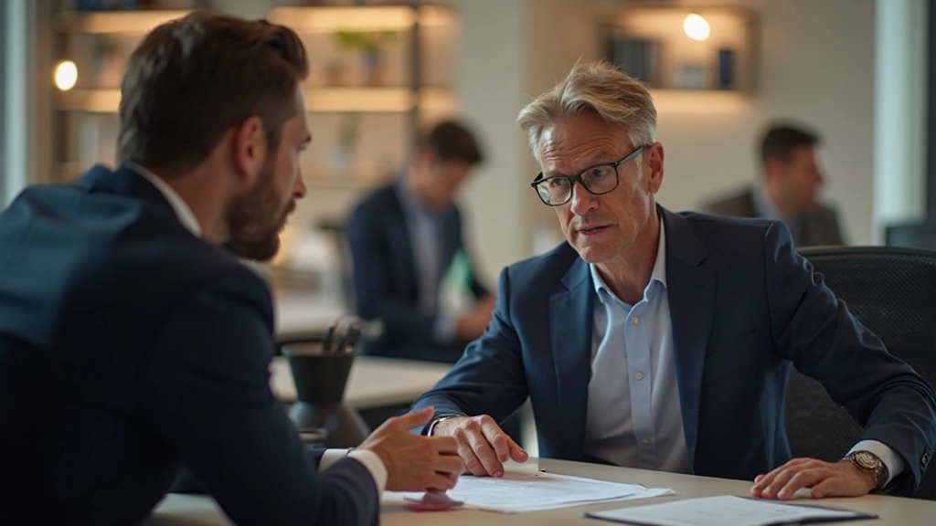 Professionele man in gesprek met collega's, Nederlands zakelijk communicatie in kantoor