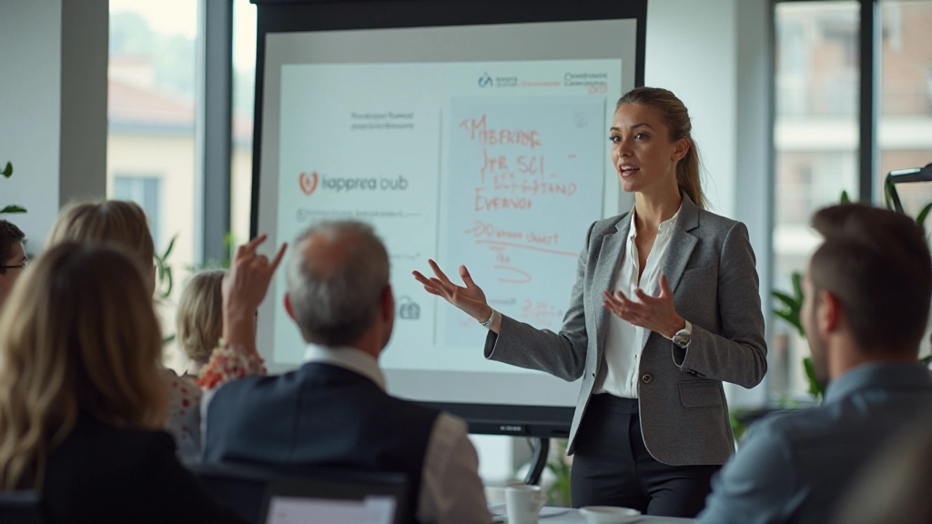 Geslaagde Nederlandse presentatie in een zakelijke omgeving